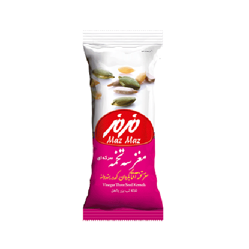 تصویر از مغز سه تخمه سرکه اي متوسط 35گ مزمز