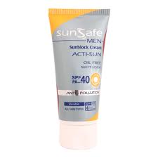 تصویر از کرم ضدآفتاب آقايانSPF40سان سيف